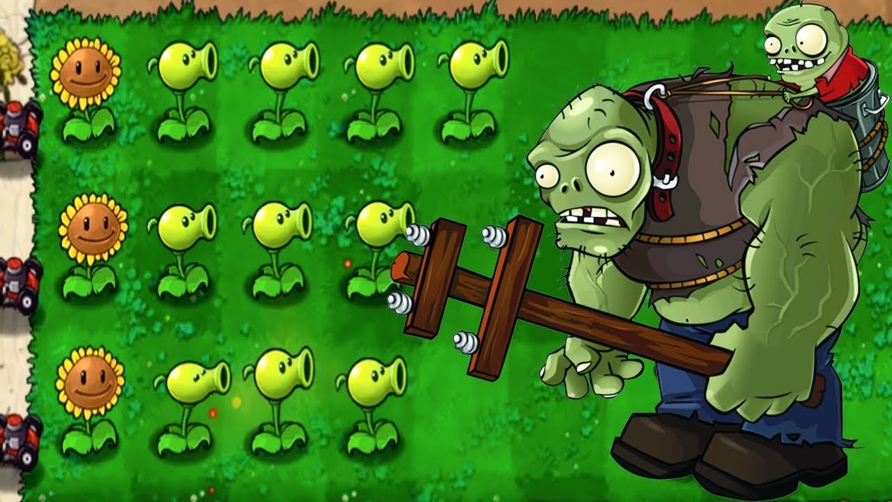 Zombie vs plants видео