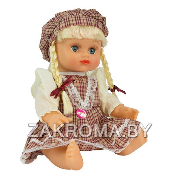 Кукла Алина кучерявая в жилетке