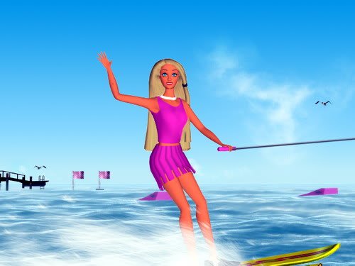 Barbie Beach vacation игра