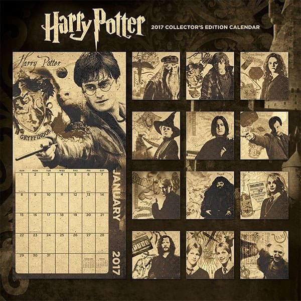Календарь в стиле Гарри Поттера