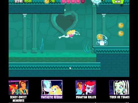 Игра Монстер Хай на роликах
