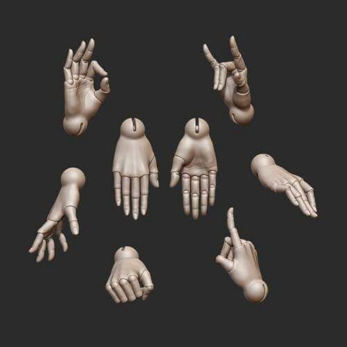 Zbrush БЖД кукла