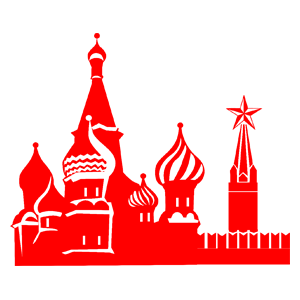 Собор Василия Блаженного силуэт