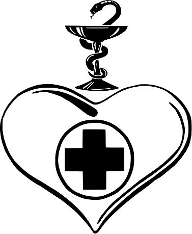 Медицинский логотип бейджик