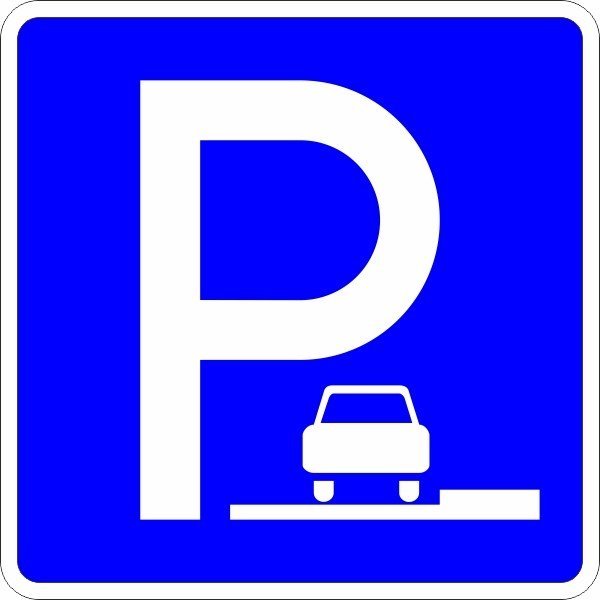 Дорожные знаки 6.4 «парковка (парковочное место)».