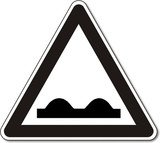 Знак неровная дорога