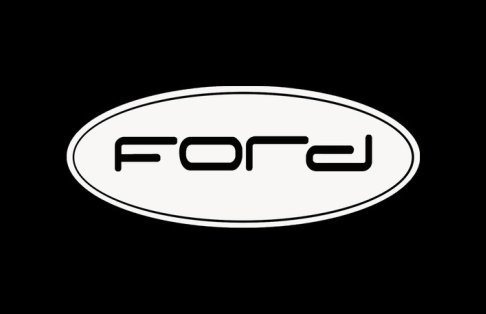 Ford лого на черном фоне