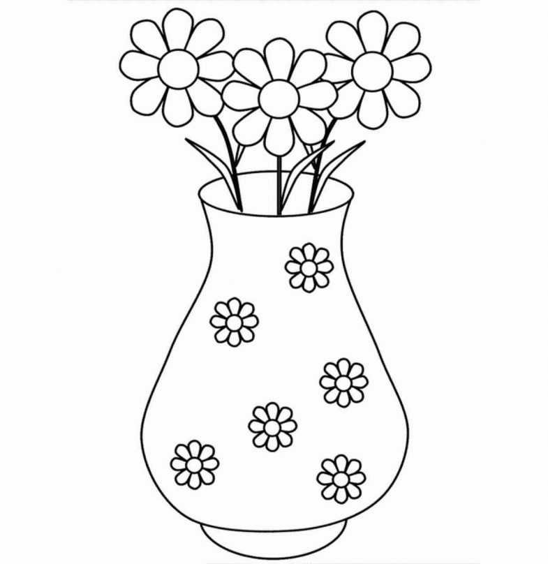 Детский рисунок ваза (51 фото)