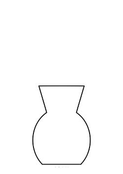 Трафареты вазы для аппликации (47 фото)