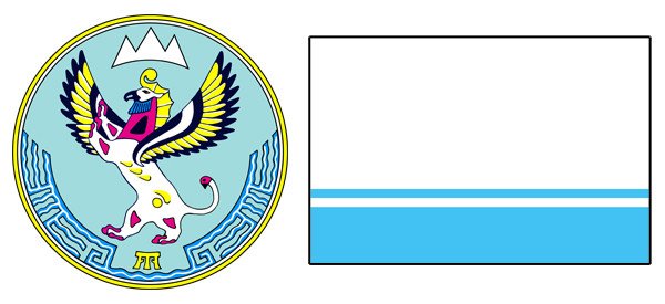 Республика Алтай герб и флаг