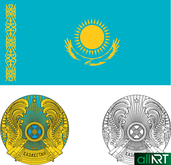 Герб Казахстана для печати