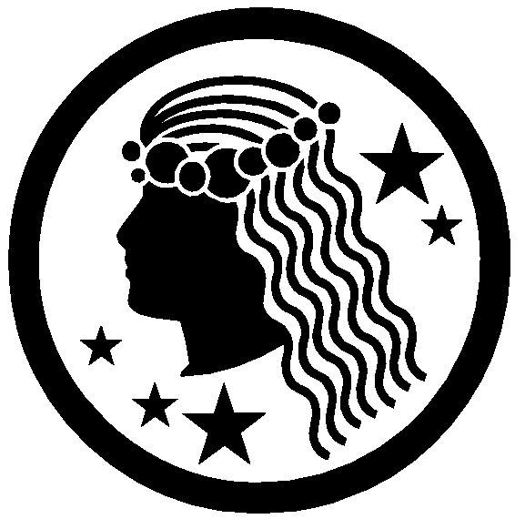 Наклейка знак зодиака Дева
