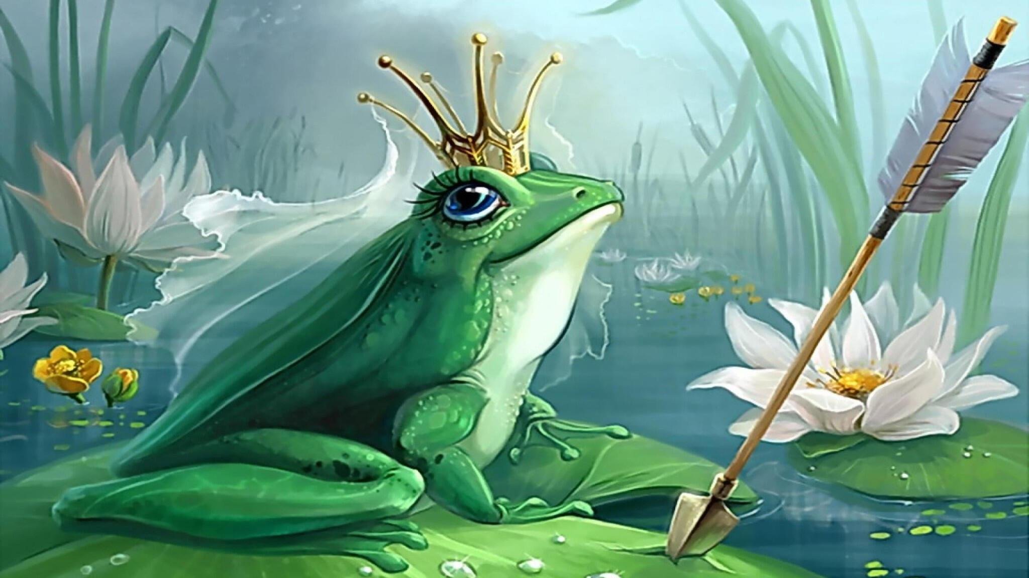 Раскраска царевна лягушка — Все для детского сада