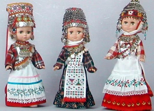 Национальные костюмы народов Татарстана чуваш куклыии