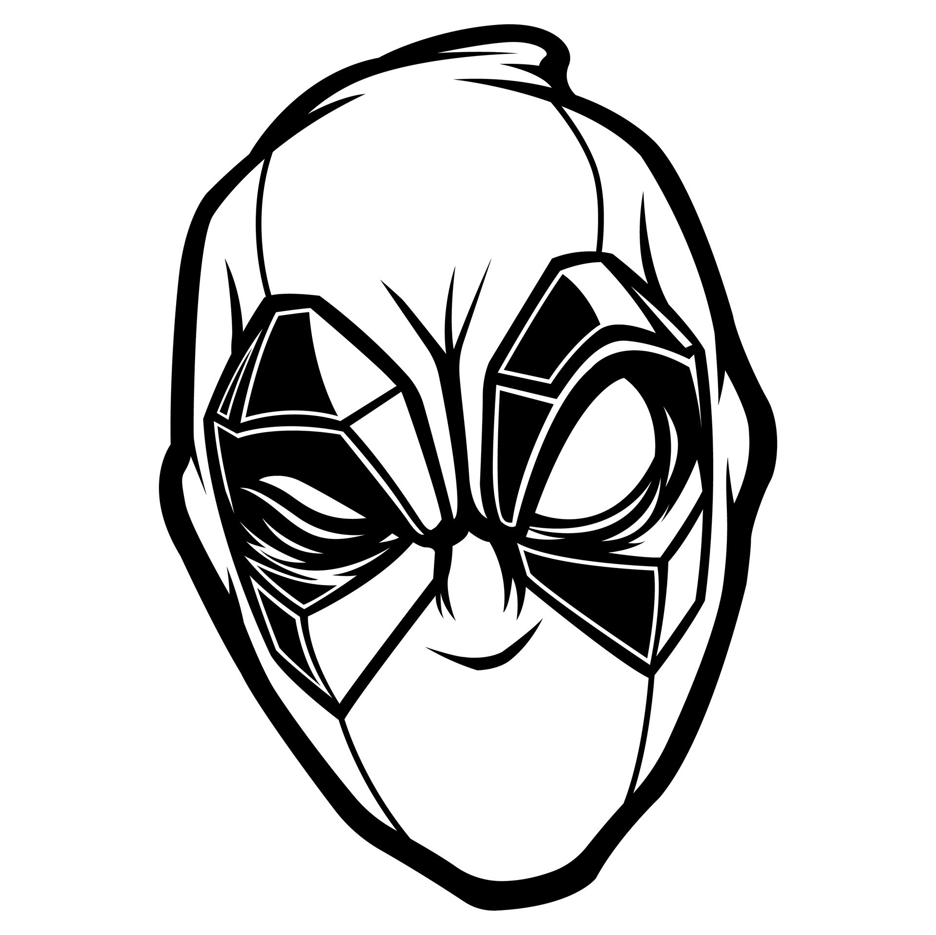 Кресло груша «Deadpool mask»