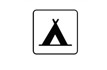 Кемпинг знак дорожный
