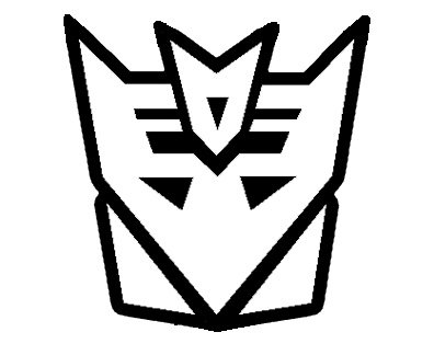Знак Десептиконов раскраска