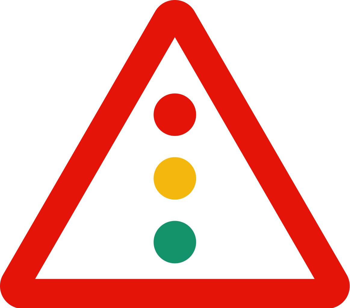 Раскраска Светофор знаки. Дорожные знаки и светофор для вырезания