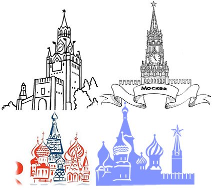 Трафареты кремль флаг (45 фото)