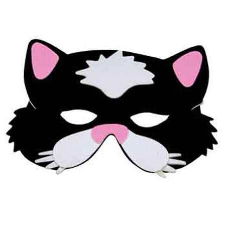Трафареты маска кот ученый (47 фото)