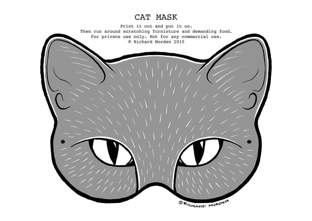 Кот маска для сна | Кот и кошка