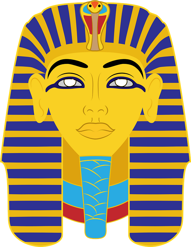 Как нарисовать маску Тутанхамона