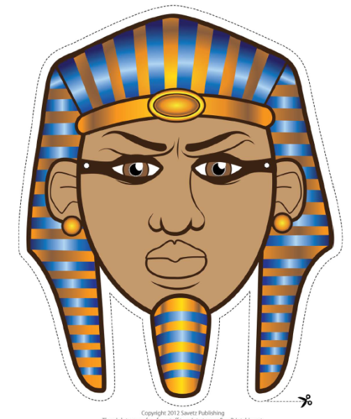 Трафареты маска фараона (39 фото)