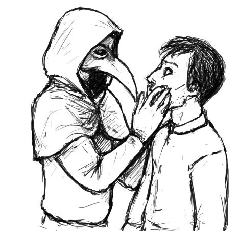 Раскраски Чумной доктор SCP 049