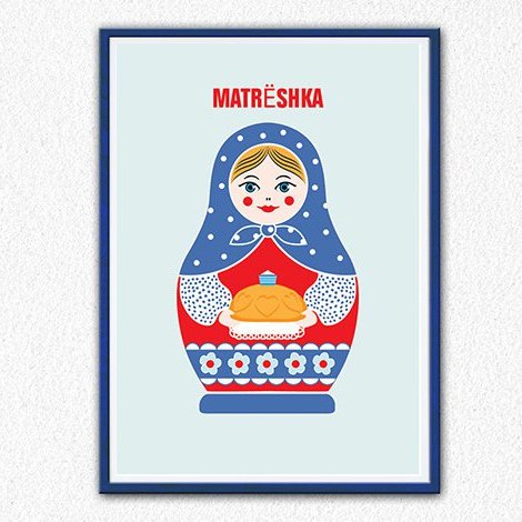Матрешка Постер