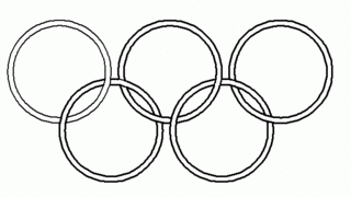 Олимпийские кольца 2022 раскраска