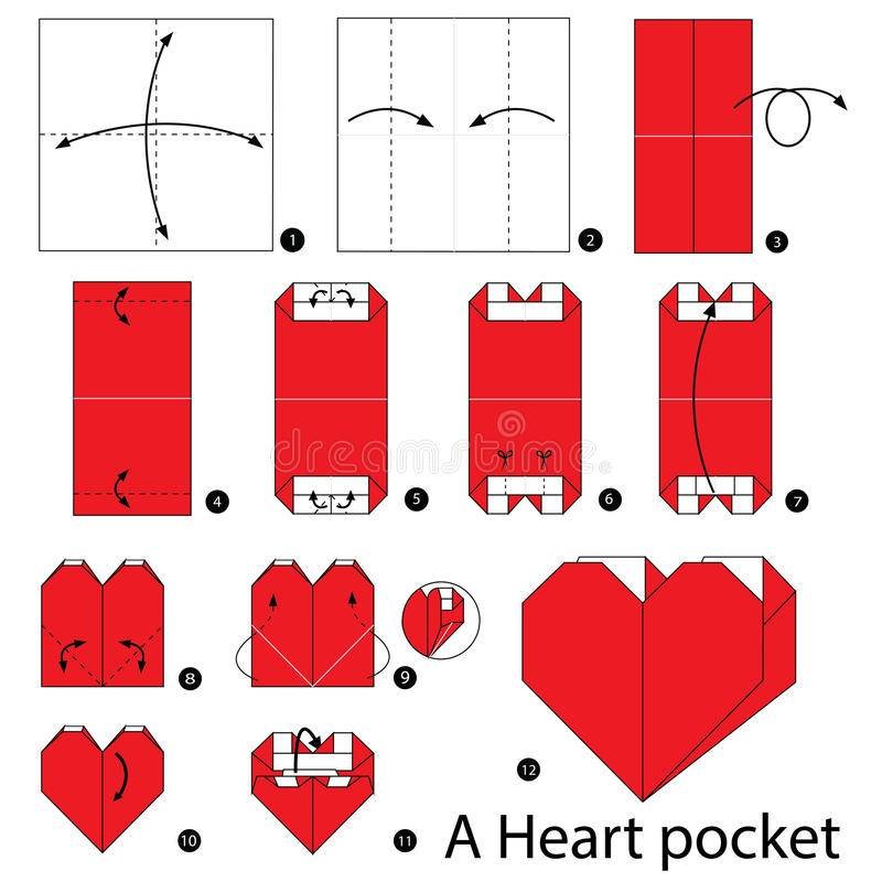 Сердца и сердечки в технике оригами