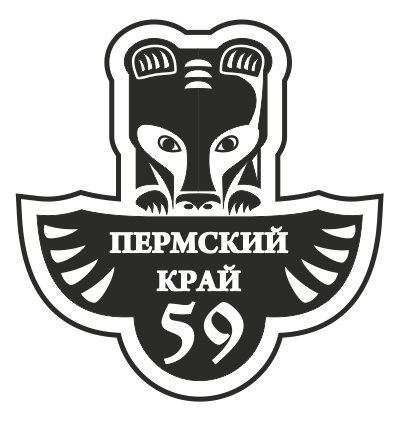 Звериный стиль Пермского края вектор