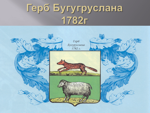 Первый герб города Бугуруслана