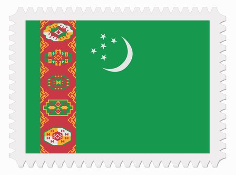 Флаг Турции и Туркменистана