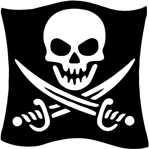 Череп на флаге пиратов