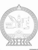 Флаг и герб Монголии раскраска
