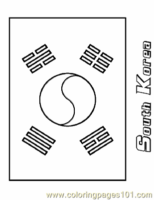 Флаг Кореи
