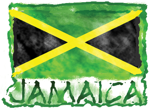 Ямайка флаг Art