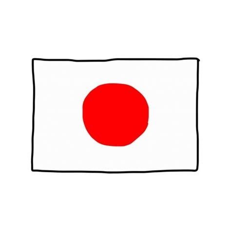Флаг Японии для детей
