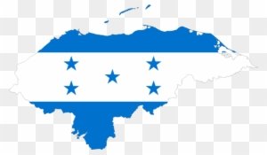 Гондурас флаг на карте