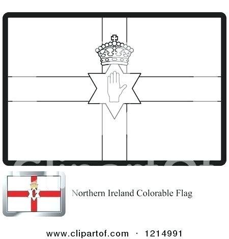 Northern Ireland флаг раскраска