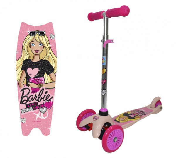 Самокат Barbie т57618