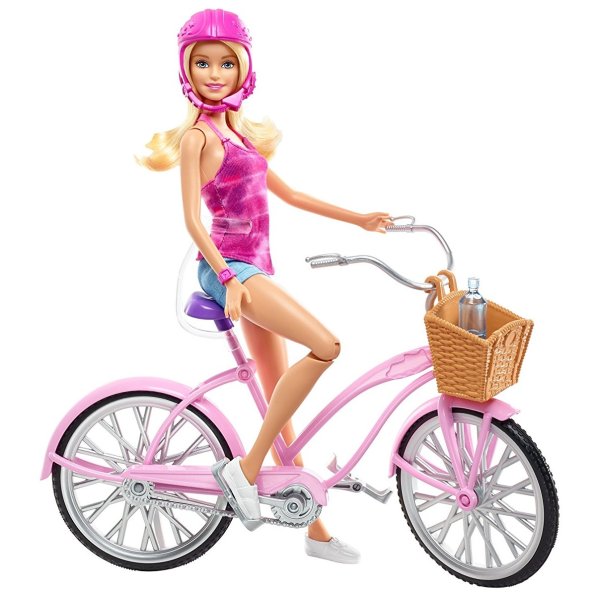 Набор Barbie на ГЛАМУРНОМ велосипеде, djr54