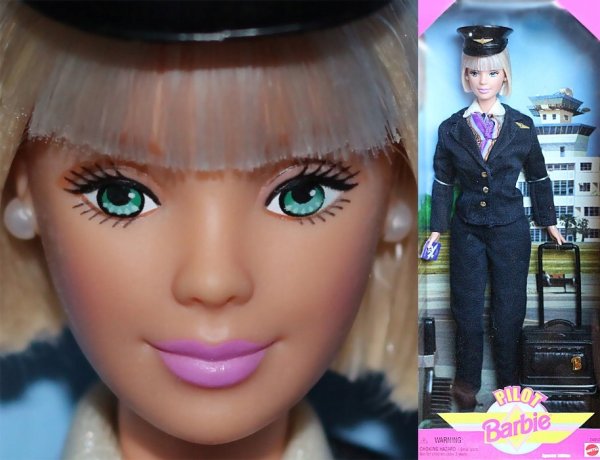 Barbie Pilot 1997 распаковка
