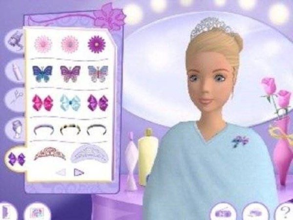 Игра Барби салон красоты 2007