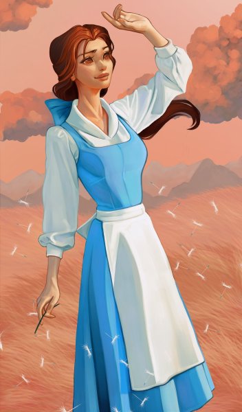 Принцесса Белль cartoon Valley