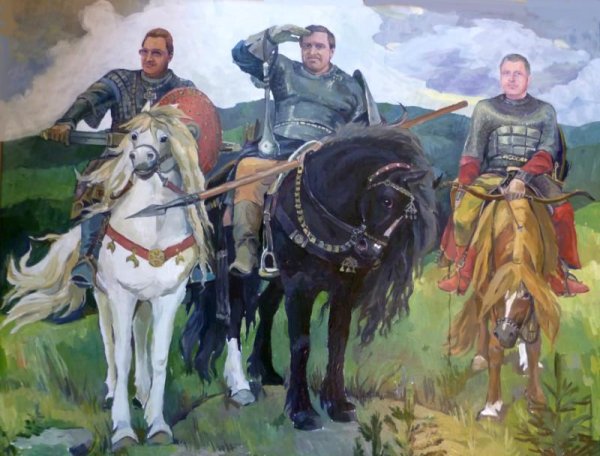 Три богатыря Васнецов