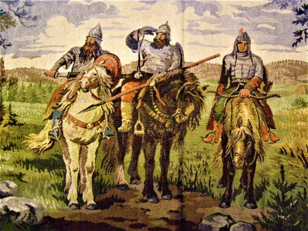 Гобелен три богатыря