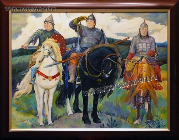 Три богатыря картина Васнецова
