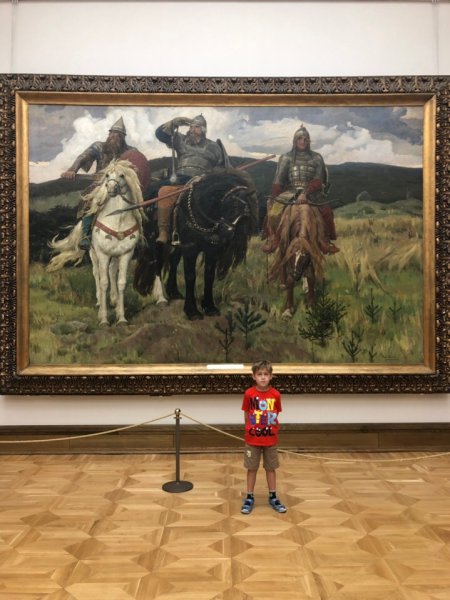 Васнецов богатыри Третьяковская галерея